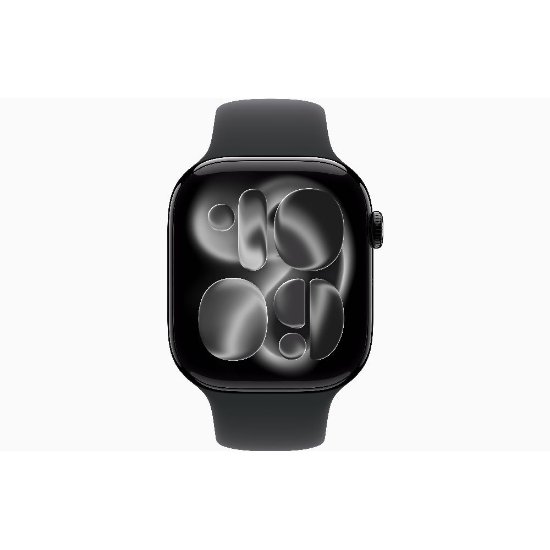 Pametni sat APPLE Watch S11 GPS, 46 mm, Jet Black Alu Case with Black Sport Band - M/L