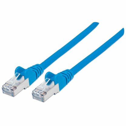 Kabel INTELLINET patch CAT6a S/FTP, moder, 0.5m
