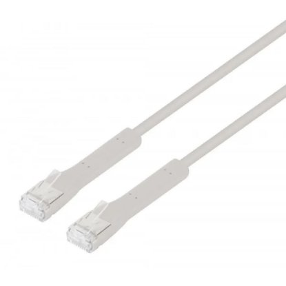 Kabel INTELLINET patch Cat6a, F/FTP, sivi, 1m