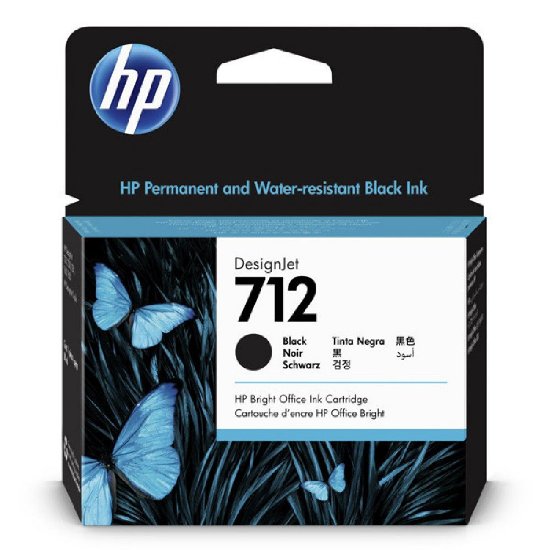 Kartuša za HP 712, 3ED67A, cyan, za HP DesignJet T210/T230/T350/T630/T650
