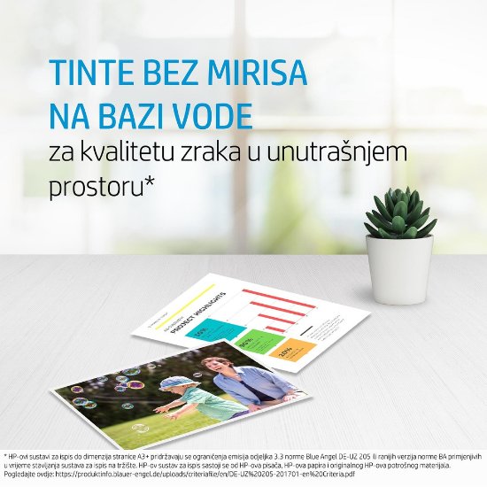 Črnilo HP št. 62, C2P06AE, tri-barvno, za OfficeJet 57xx/80xx/250/200 in Envy 5540/7640/5660