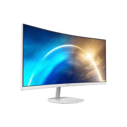 Gaming monitor 34" MSI PRO MP341CQW, UWQHD, VA, 100Hz, 4ms, 300cd/m2, zakrivljeni, zvučnici, bijeli
