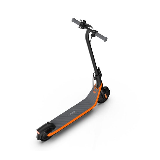 Električni skiro SEGWAY Ninebot KickScooter C2 E, autonomija do 11km, hitrost 16km/h, kolesa 7˝, crno-narančasti