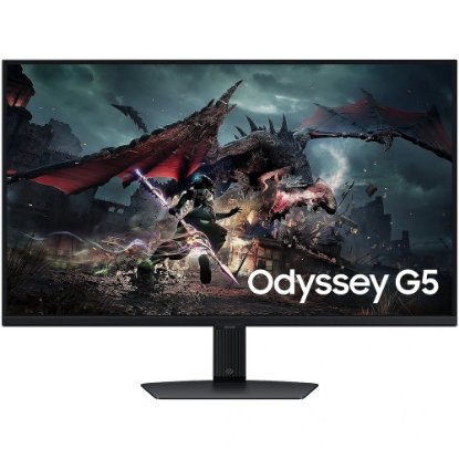 Igralni monitor 32" SAMSUNG LS32DG500EUXEN, QHD, IPS, 180Hz, 1ms, 350cd/m2, FreeSync, pivot, črn
