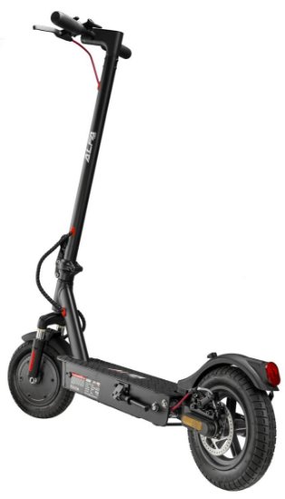 Električni skiro ALFA E-POWER AS40, autonomija do 40km, hitrost 25km/h, kolesa 10˝, črni