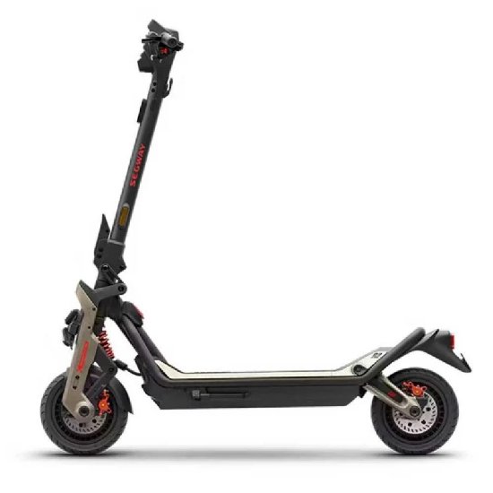 Električni skiro SEGWAY Ninebot KickScooter GT3 Pro E, doseg do 138 km, hitrost 25 km/h, kolesa 11˝, črn