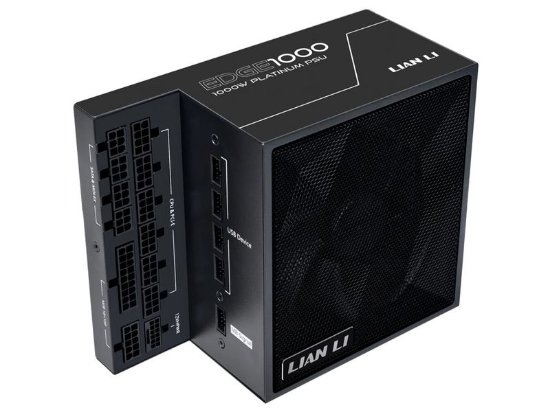 Napajalnik 1000W, LIAN LI Edge, 80+ Platinum, modularno, črno