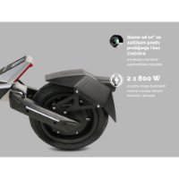 Električni skiro MS ENERGY Flare X, autonomija do 70km, hitrost 25km/h, kolesa 10", sivi