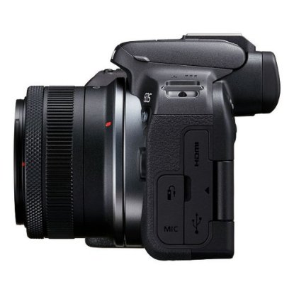 Digitalni fotoaparat CANON EOS R10 + RF-S 18-45mm STM, 24,2 Mp, 4K Ultra HD, črni