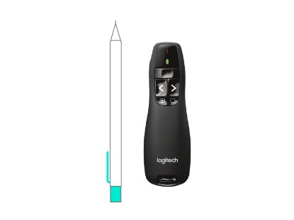 Presenter LOGITECH R400, laser, brezžični, retail