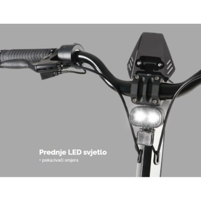 Električni skiro MS ENERGY Flare, autonomija do 60km, hitrost 25km/h, kolesa 10", črni