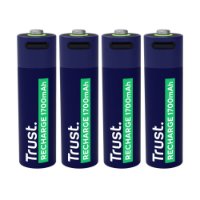 Baterije TRUST AA, polnilne, 1700 mAh, USB-C, 4 kosi