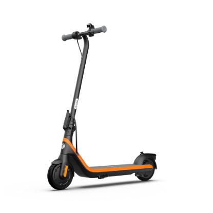 Električni skiro SEGWAY Ninebot KickScooter C2 E, autonomija do 11km, hitrost 16km/h, kolesa 7˝, crno-narančasti
