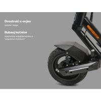 Električni skiro MS ENERGY Flare, autonomija do 60km, hitrost 25km/h, kolesa 10", črni