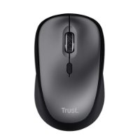 Miška TRUST Yvi+ Silent Wireless Mouse, optična, 1600dpi, brezžična, USB, črna