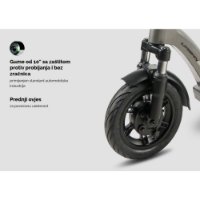 Električni skiro MS ENERGY Urban 500, autonomija do 50km, hitrost 25km/h, kolesa 10", sivi