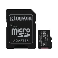 Pomnilniška kartica KINGSTON Canvas Select Plus Micro SDCS2/128GB, SDXC 128GB, Class 10 UHS-I + adapter