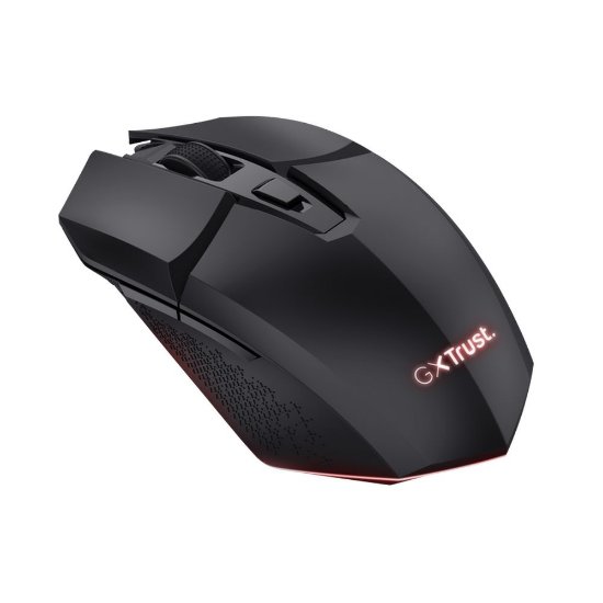 Miška TRUST GXT 110 Felox, RGB, optična, brezžična, 4800dpi, črna