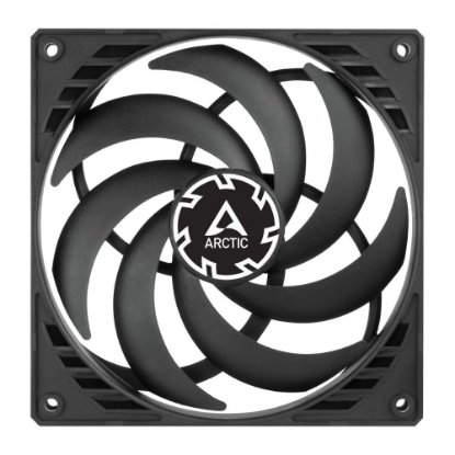 Ventilator ARCTIC P14 Slim PWM PST, 140mm, 1800 okr/min, črni