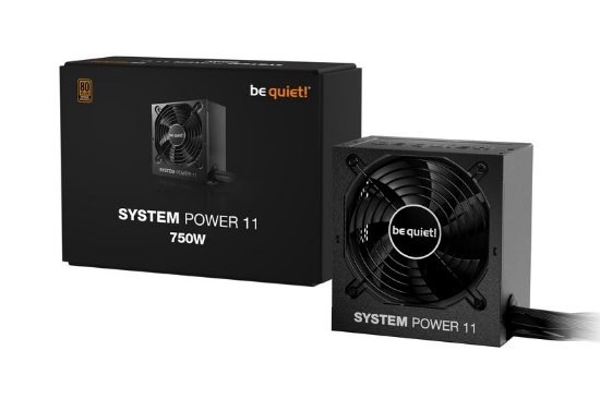 Napajalnik 750 W, BE QUIET System Power 11, 120 mm ventilator, 80+ Bronze