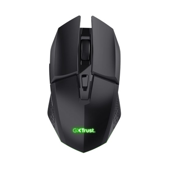 Miška TRUST GXT 110 Felox, RGB, optična, brezžična, 4800dpi, črna