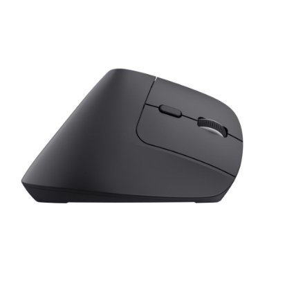 Miška TRUST Bayo+ Ergonomic Wireless, optična, brezžična, BT, 2400dpi, črna