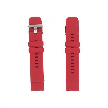 Pašček MEANIT za smartwatch, 22mm, rdeči