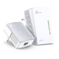 Powerline adapter TP-LINK TL-WPA4220KIT, mreža prek obstoječe električne napeljave, 300Mb WiFi dostopna točka, 2xLAN