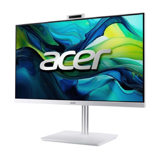 Računalnik AiO ACER Aspire C27 DQ.BRPEX.006 / 27" FHD IPS, Core i5 120U, 16 GB, 512 GB SSD, Intel grafika, Wi-Fi, tipkovnica, miška, brez OS, bela