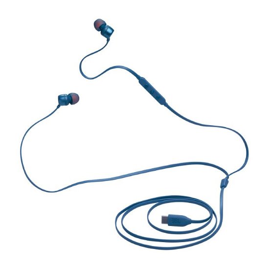 slušalke JBL Tune 310C, USB-C, in-ear, modre