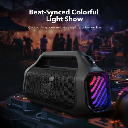 Zvočnik ANKER SoundCore Boom 2 Plus, BT, 140W, vodoodporen, powerbank, črn