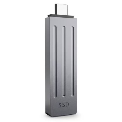 Zunanji SSD 1TB SEAGATE Ultra Compact, STKM1000400, 1000 MB/s, USB-C, siv