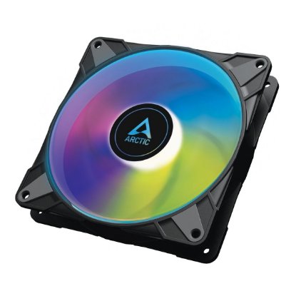 Ventilator ARCTIC P14 PWM PST A-RGB, 140mm, 1900 okr/min, črni