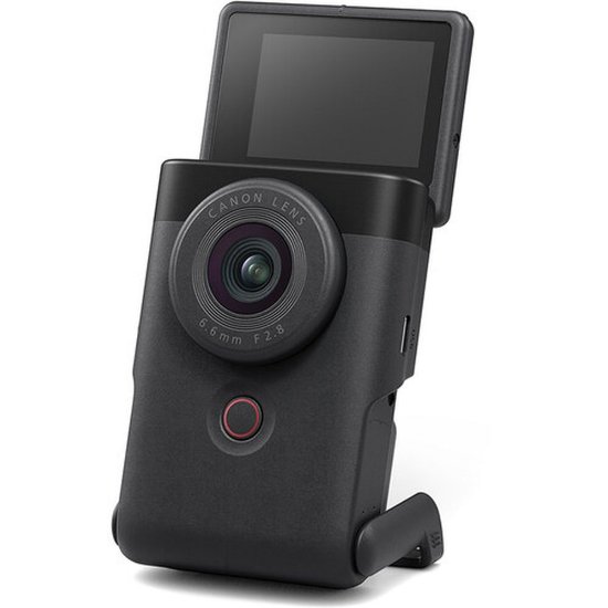 Digitalni fotoaparat CANON Powershot V10 Vlogging Kit, 20,9 Mp, 4K Ultra HD, crni + GRATIS Extreme microSDXC 128GB