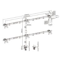 Stojalo za monitor SBOX LCD-352/6-2