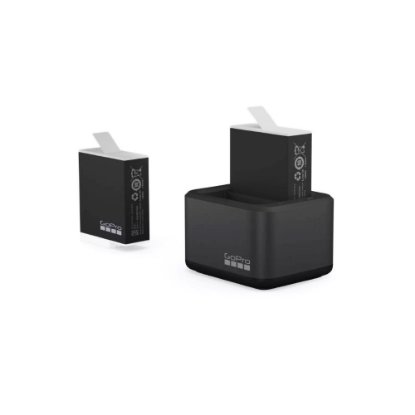 Dodatna oprema za športne digitalne kamere GOPRO HERO9/HERO10/HERO11 Black, dvojni polnilec baterij + baterija, ADDBD-211-EU