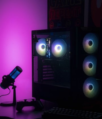 Računalnik EPOCH Europa / Ryzen 5 7500F, 16GB DDR5, 1TB SSD NVMe, AMD Radeon RX 7600 8GB, WiFi, Windows 11, črn