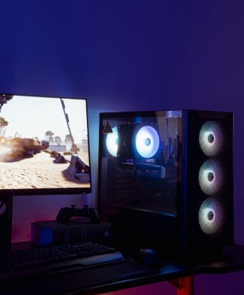 Računalnik EPOCH Galaxia V2 / Ryzen 5 8400F, 16GB DDR5, 1TB SSD NVMe, nVidia GeForce RTX 5060 8GB, WiFi, Windows 11, črn