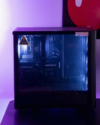 Računalnik EPOCH Io / Ryzen 5 7500F, 16GB DDR5, 1TB SSD NVMe, Intel Arc B570 10GB, WiFi, Windows 11, črn