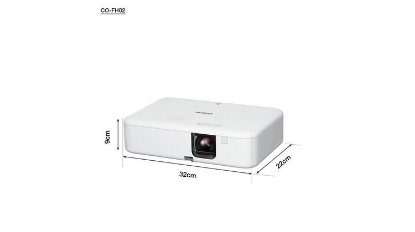 Projektor 3LCD EPSON CO-FH02, 1920×1080, 3000 ANSI lumnov, 16000:1, bel