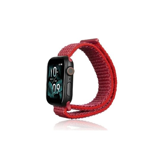 Pašček BELINE Nylon za Apple Watch 42/44/45/49mm, rdeči