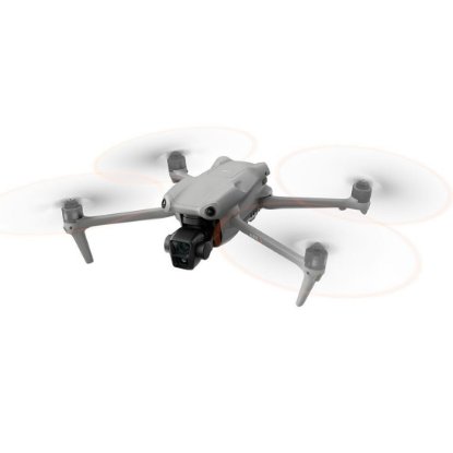 Dron DJI Air 3, 4K UHD kamera, 3-osni gimbal, čas letenja do 46 minut, upravljanje z daljinskim upravljalnikom, siv