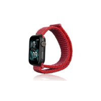 Pašček BELINE Nylon za Apple Watch 38/40/41mm, rdeči