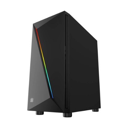 Ohišje BIT FORCE RIPPER RGB-2, MIDI, ATX, window, črno, bez napajalnika