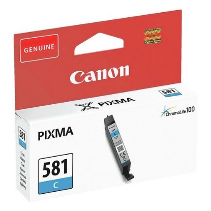 Kartuša CANON CLI-581C, za Pixma TR7550/TR8550, cyan