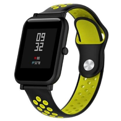 Pašček BELINE Design 22mm, črno-rumeni