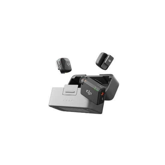 Mikrofon DJI Mic Mini (2 TX + 1 RX + polnilni etui), brezžični, črn