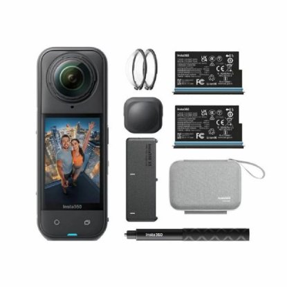 Športna digitalna kamera INSTA360 X5, 8K, črna, Essential Bundle