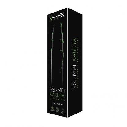 Podloga za miško WHITE SHARK Karuta XL Premium Line, črna