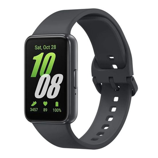 Zapestnica SAMSUNG Galaxy Fit 3, merenje aktivnosti, sledenje stresa, siva